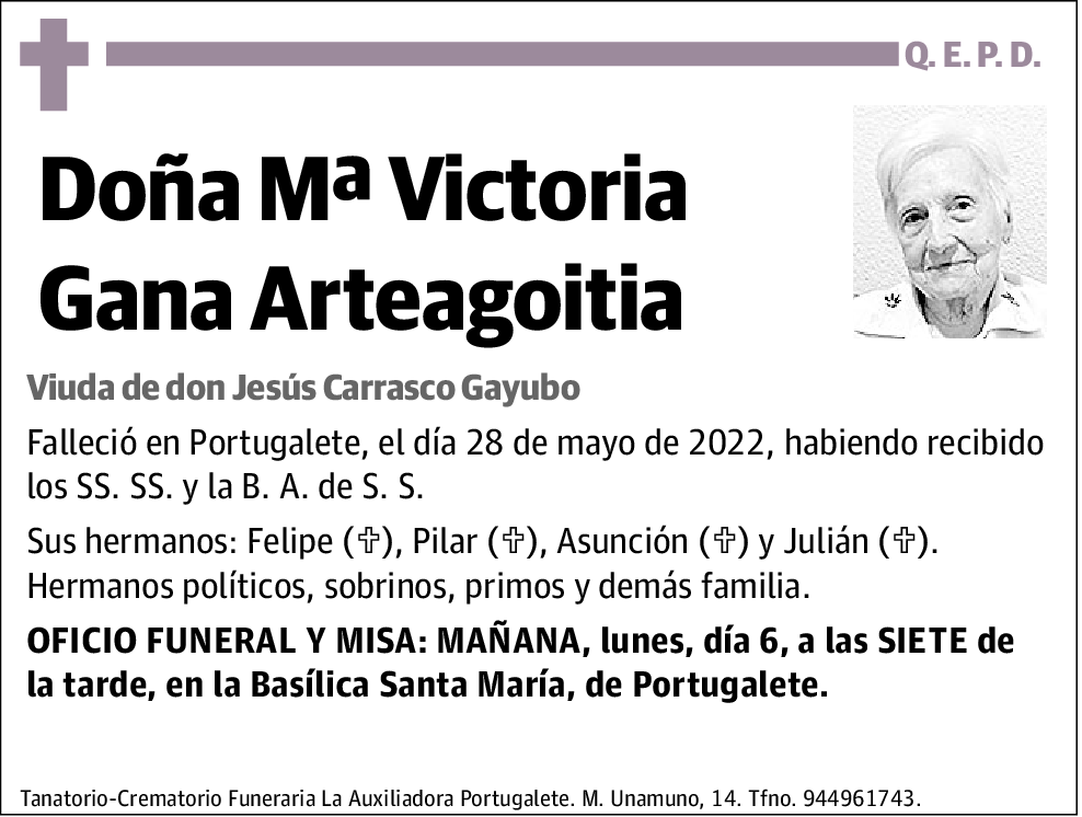 María Victoria Gana Arteagoitia