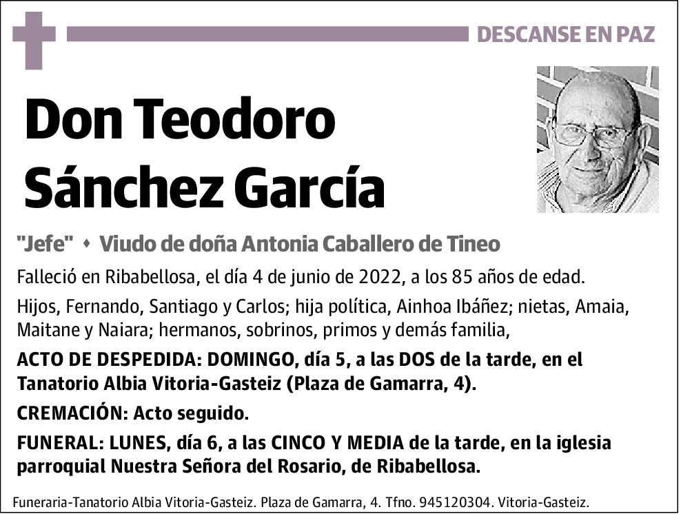 Teodoro Sánchez García