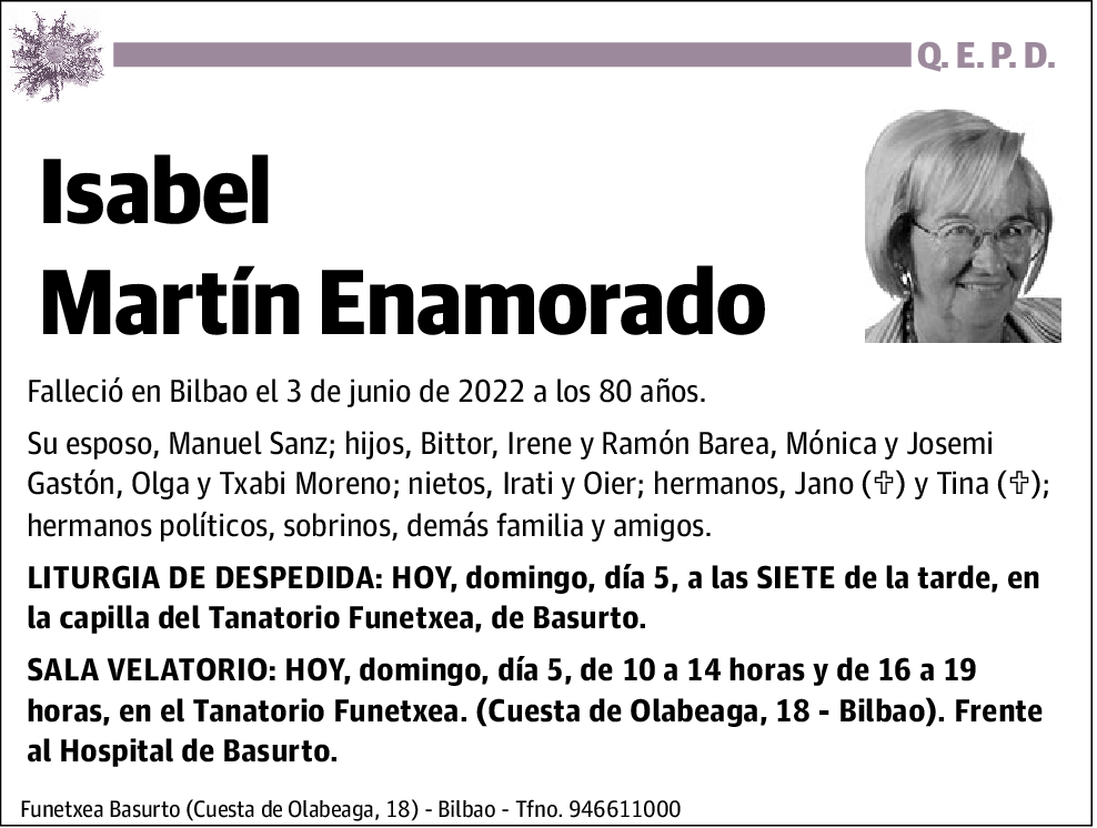 Isabel Martin Enamorado