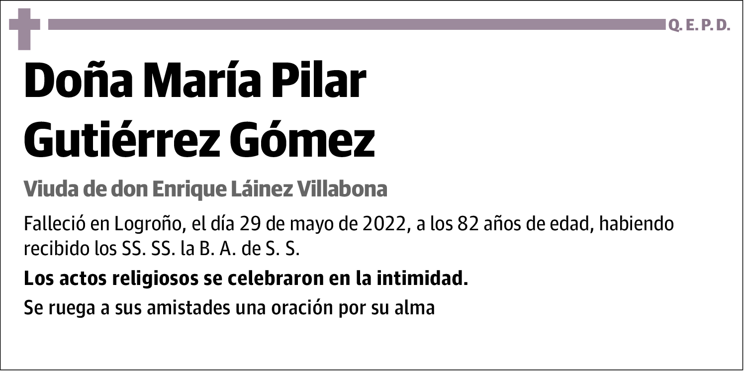 María Pilar Gutiérrez Gómez