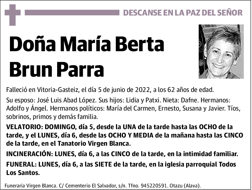 María Berta Brun Parra