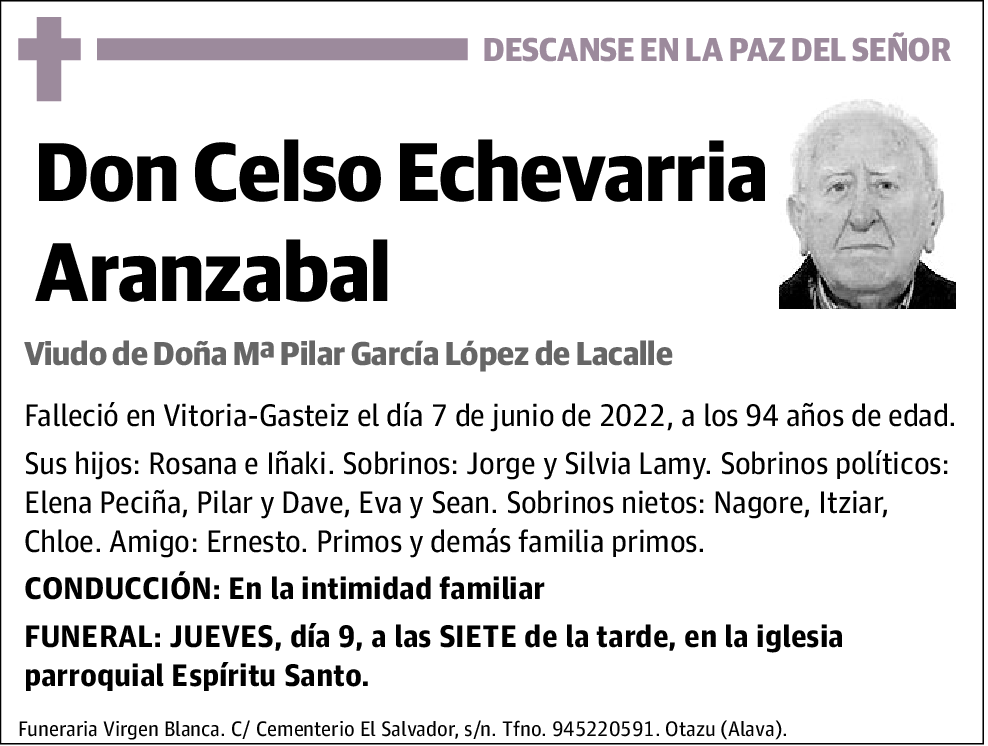 Celso Echevarria Aranzabal