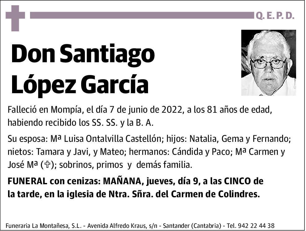 Santiago López García