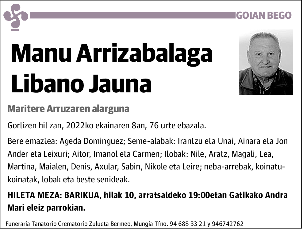 Manu Arrizabalaga Libano