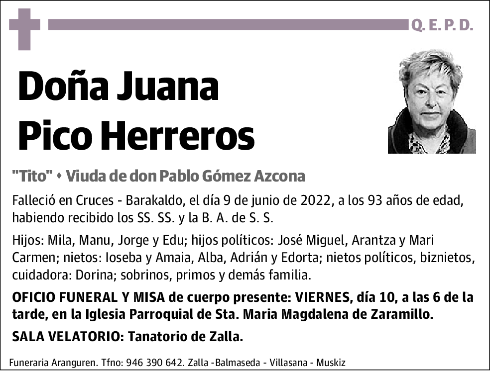 Juana Pico Herreros