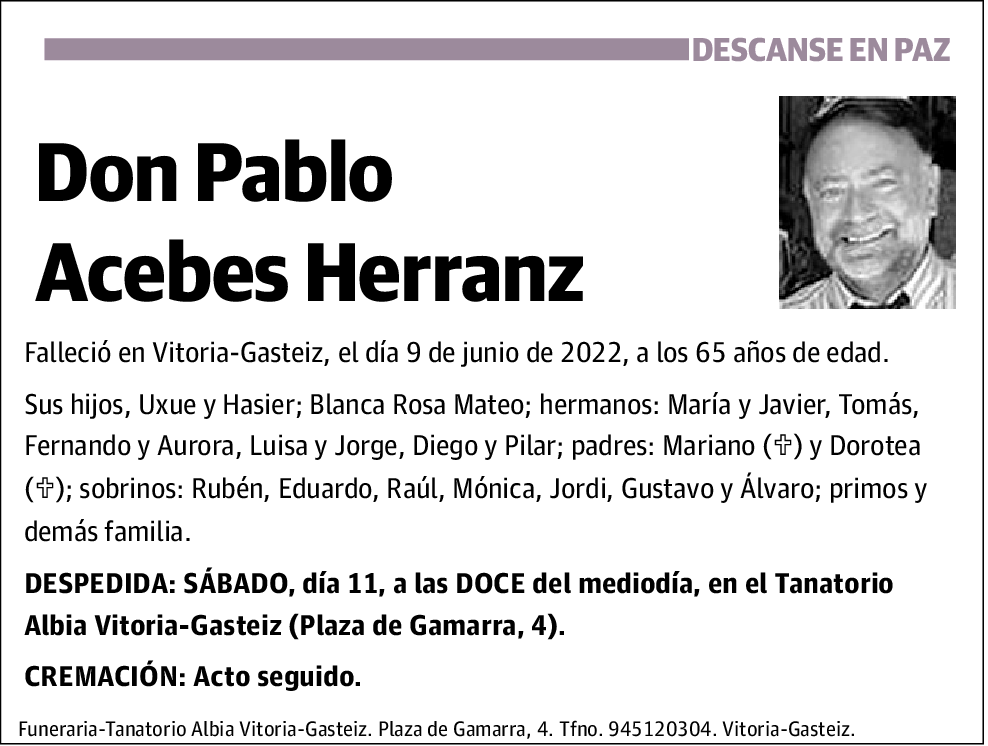 Pablo Acebes Hernandez