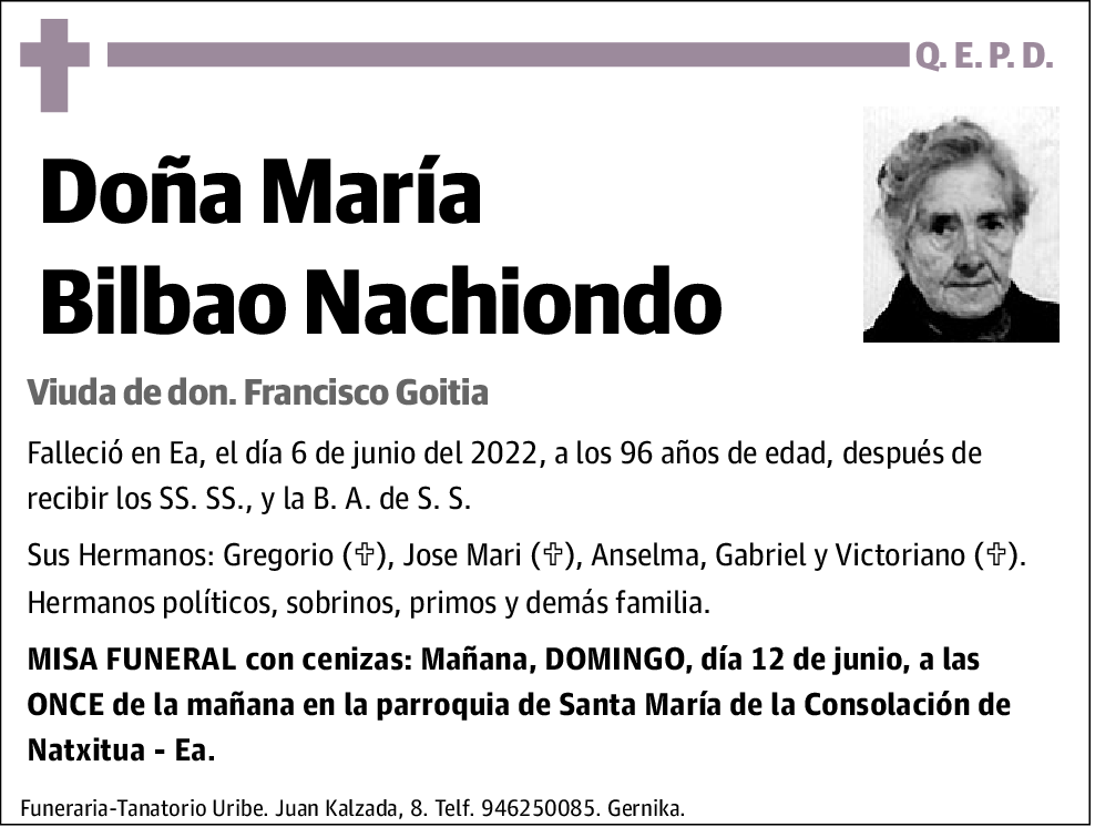 María Bilbao Nachiondo