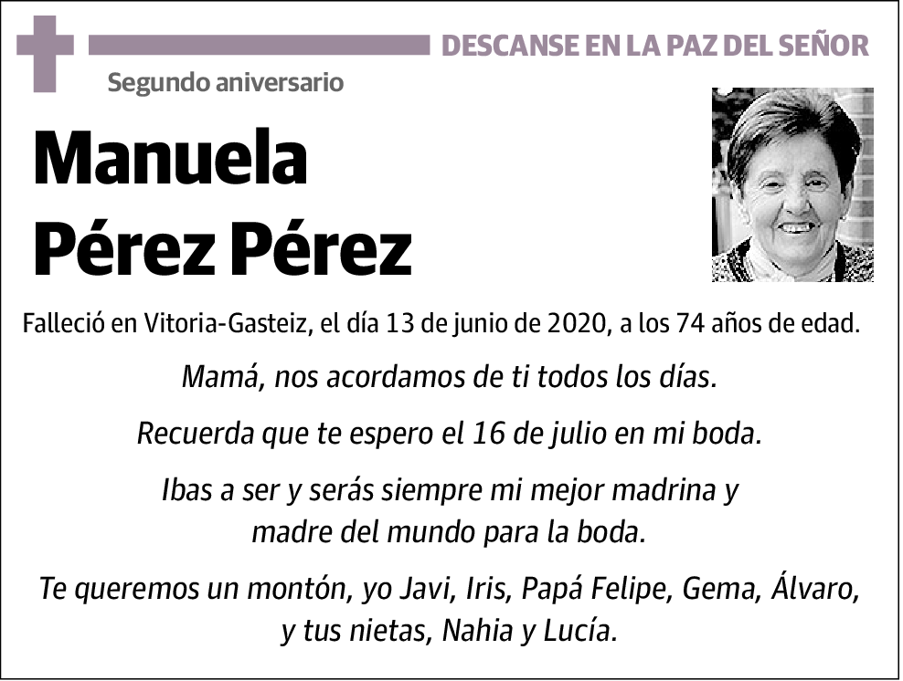 Manuela Pérez Pérez