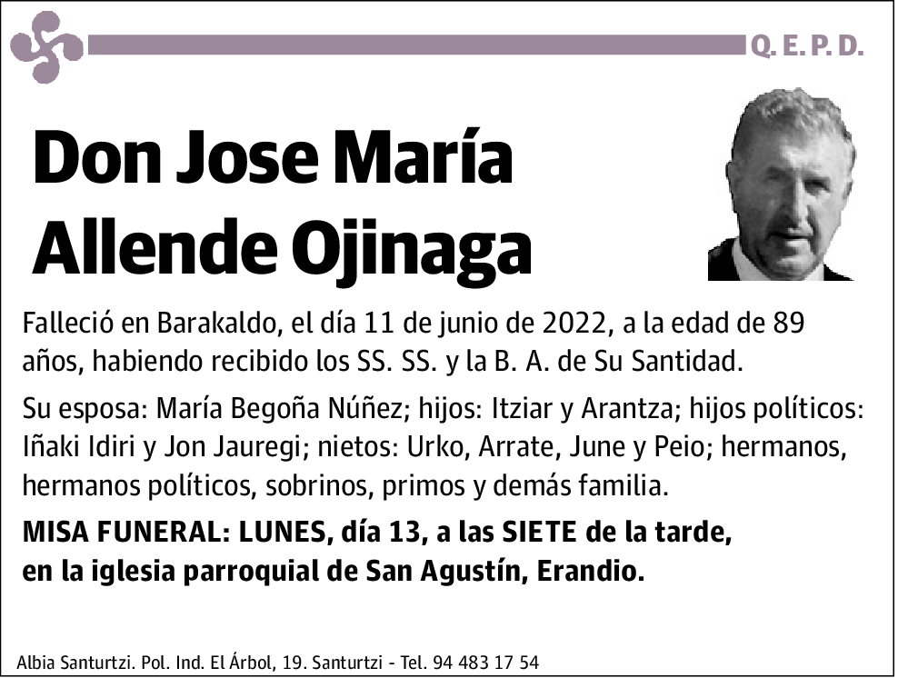 Jose María Allende Ojinaga