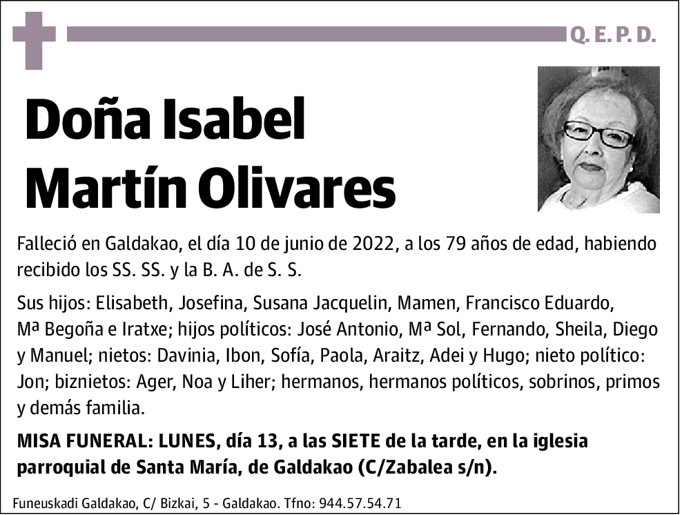 Isabel Martín Olivares