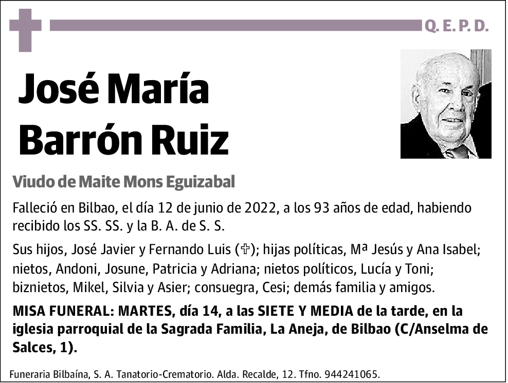 José María Barrón Ruiz