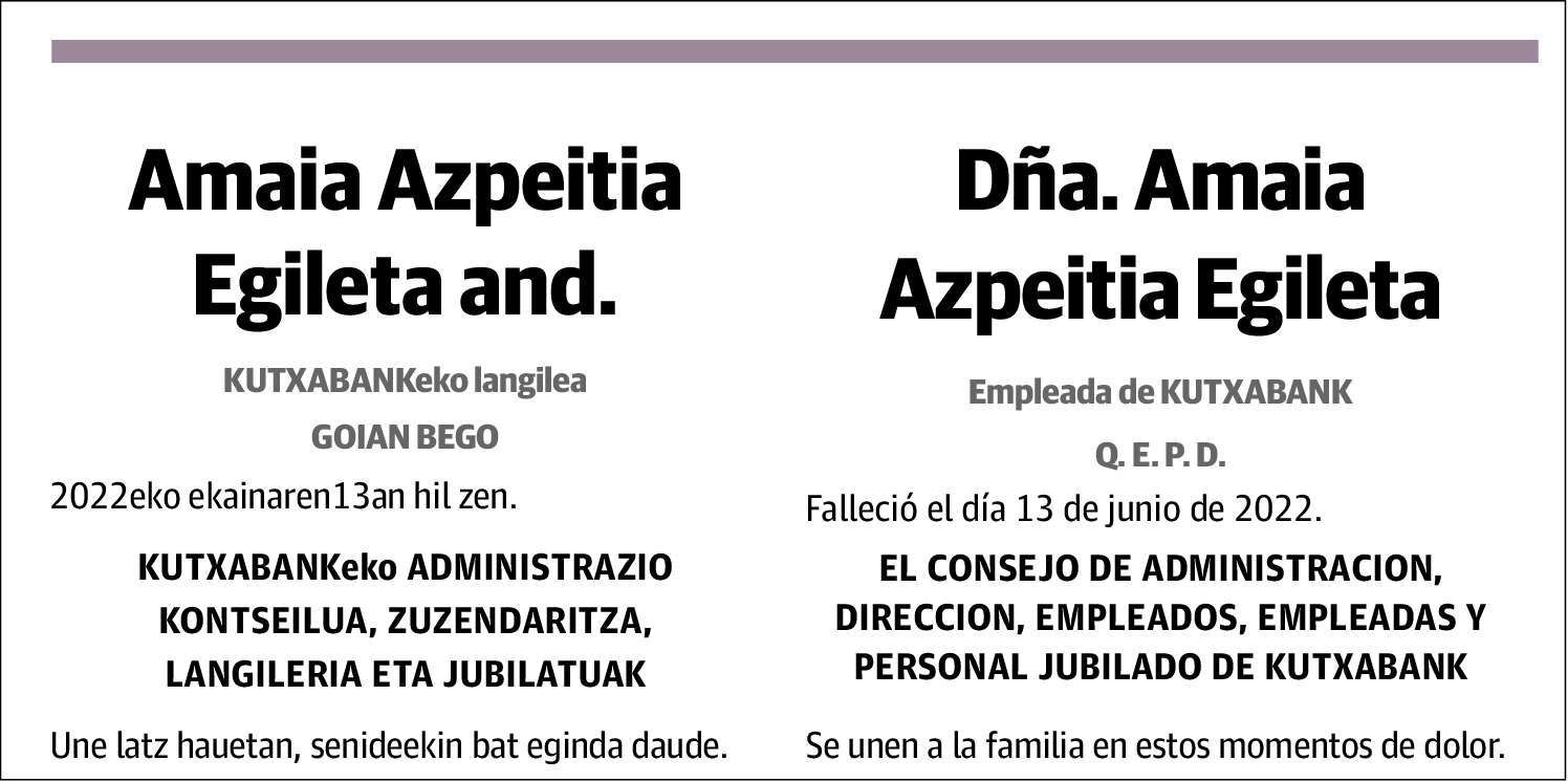 Amaia Azpeitia Egileta