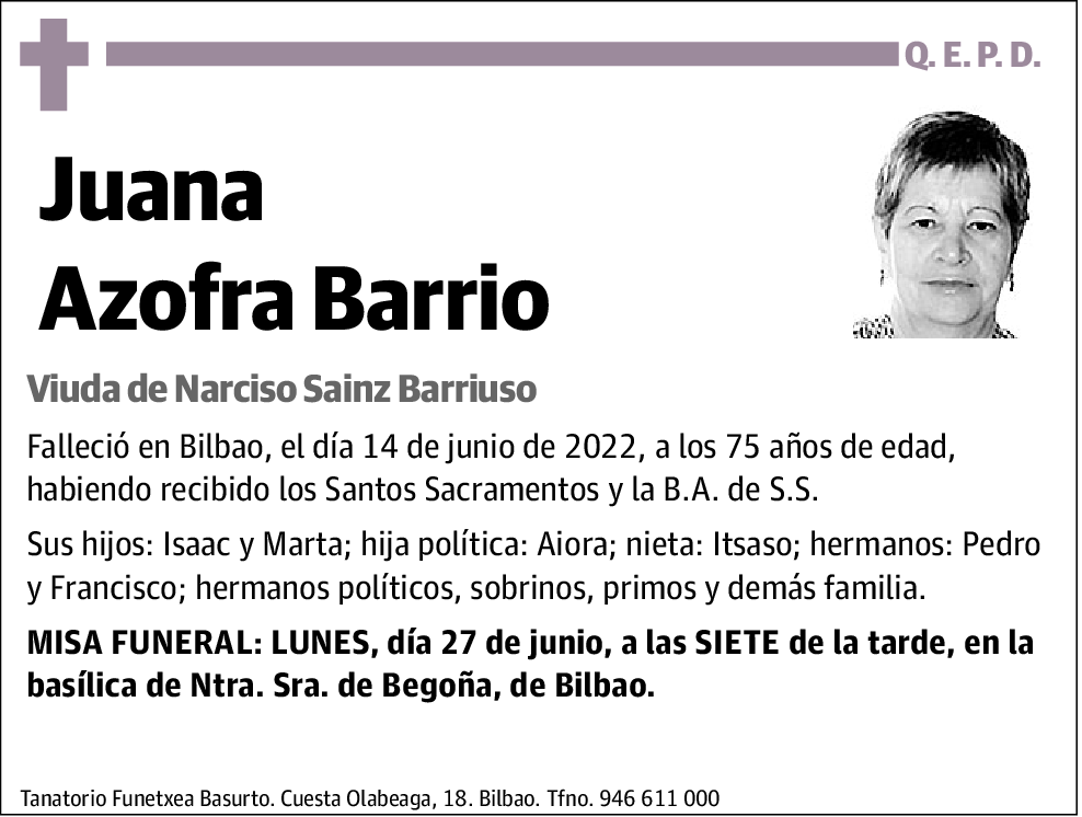 Juana Azofra Barrio