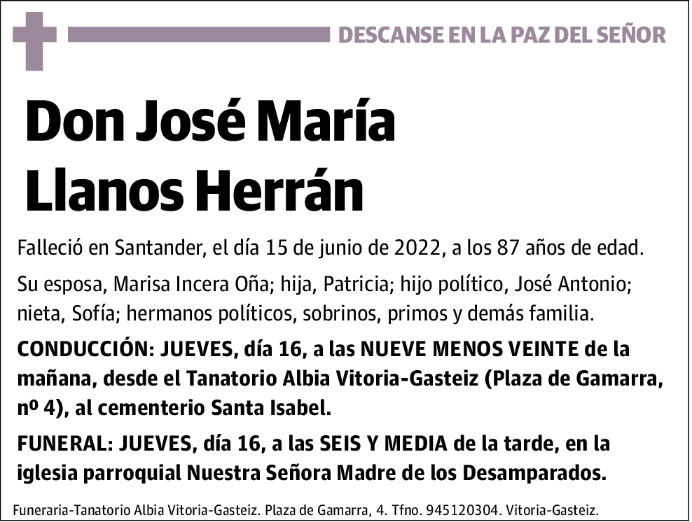 José María Llanos Herrán