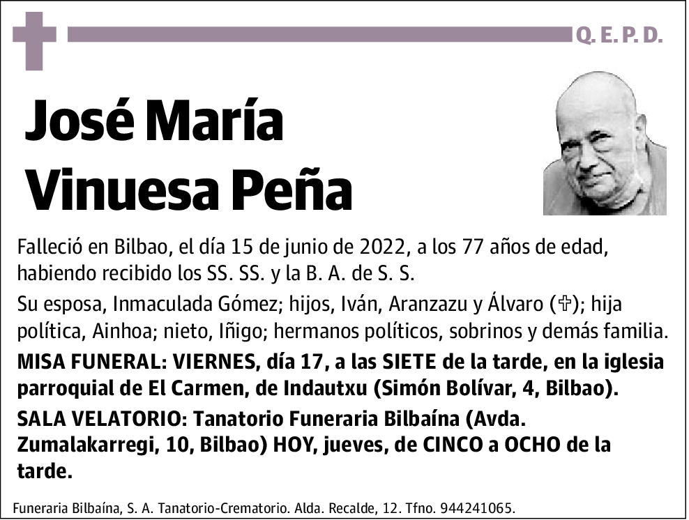 José María Vinuesa Peña