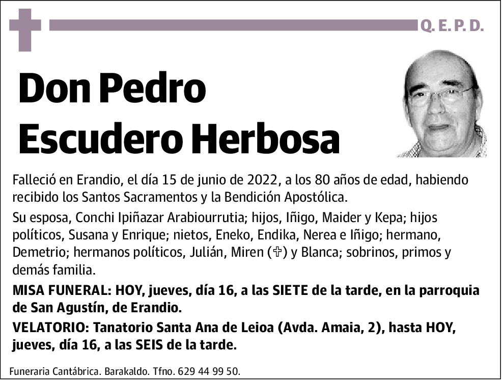 Pedro Escudero Herbosa