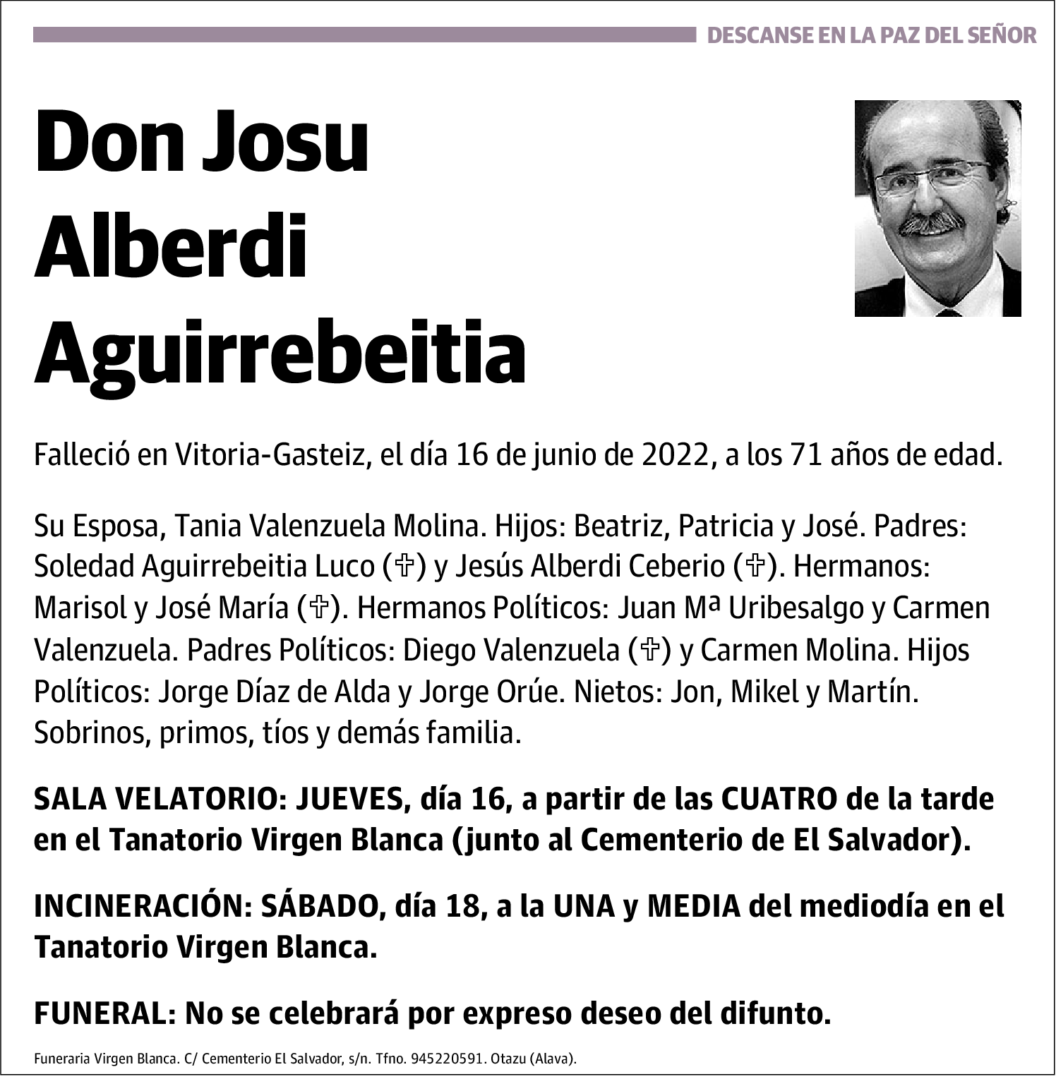 Josu Alberdi Aguirrebeitia