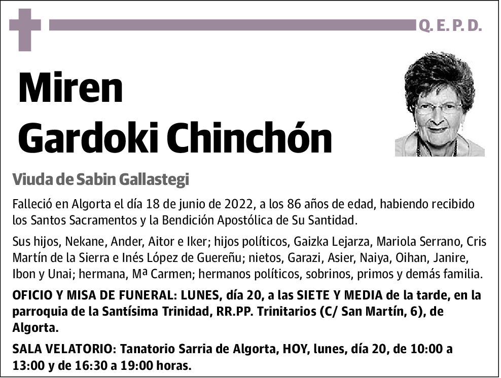 Miren Gardoki Chinchón