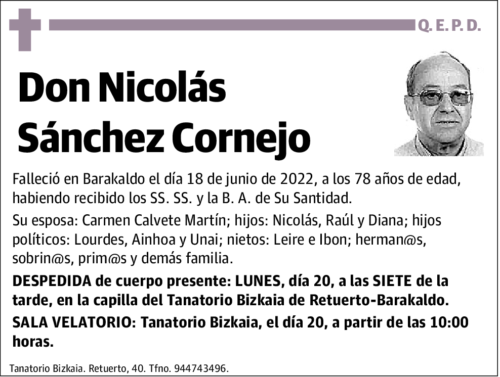 Nicolás Sánchez Cornejo