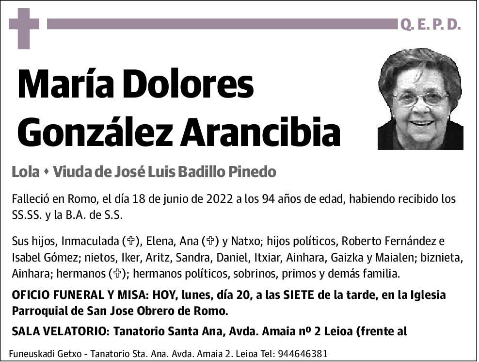 María Dolores González Arancibia