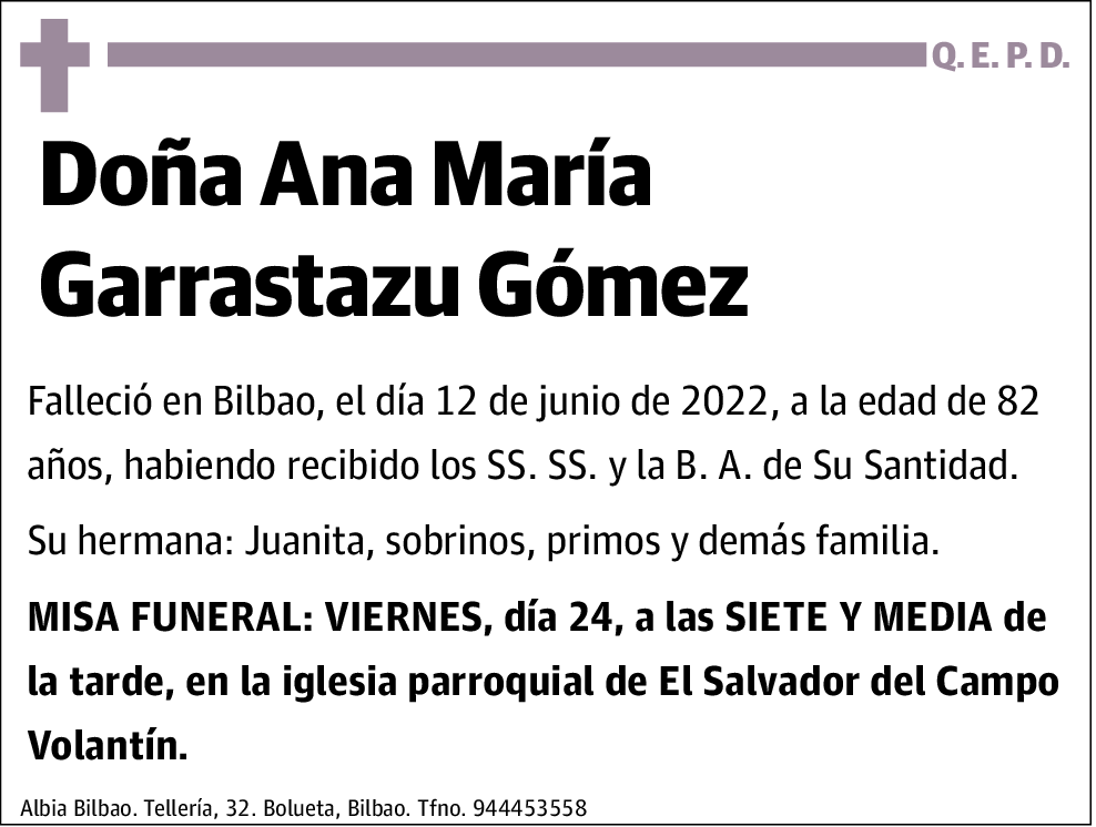 Ana María Garrastazu Gómez