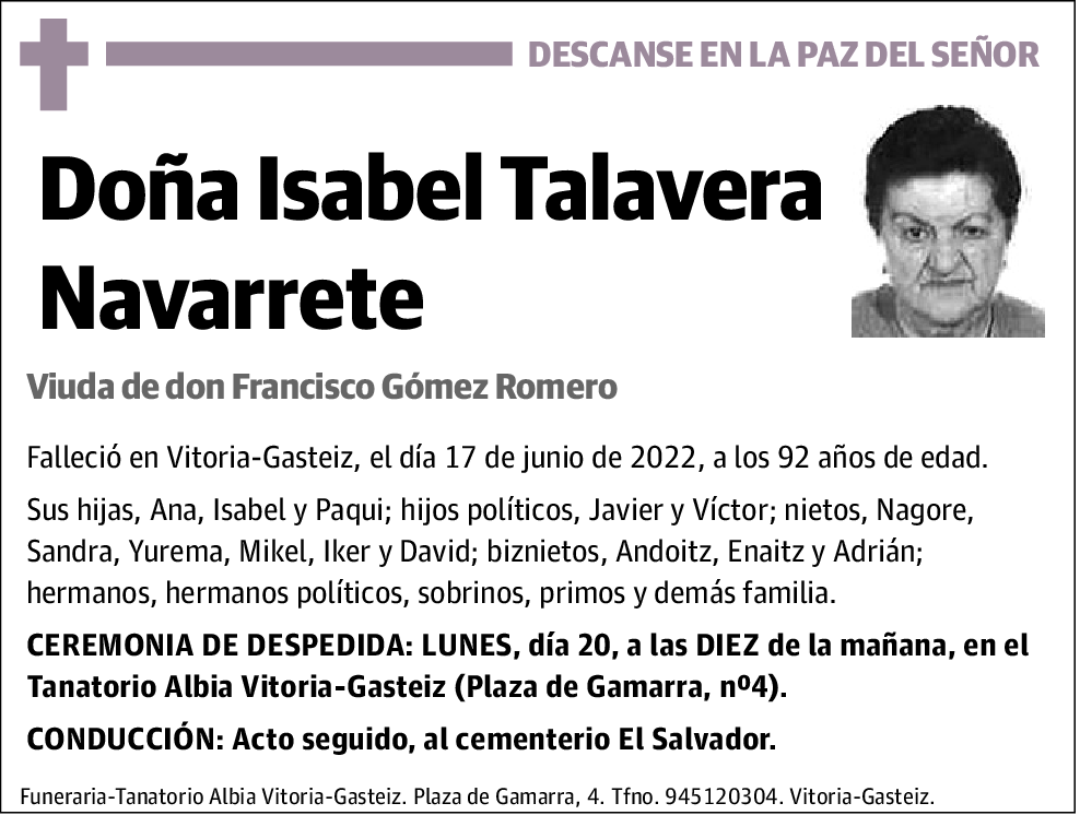 Isabel Talavera Navarrete