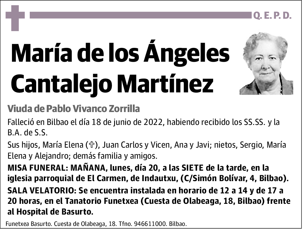 María de los Ángeles Cantalejo Martínez