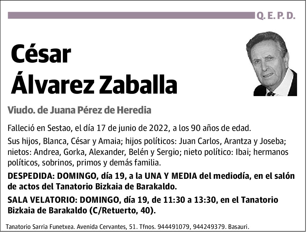 César álvarez Zaballa