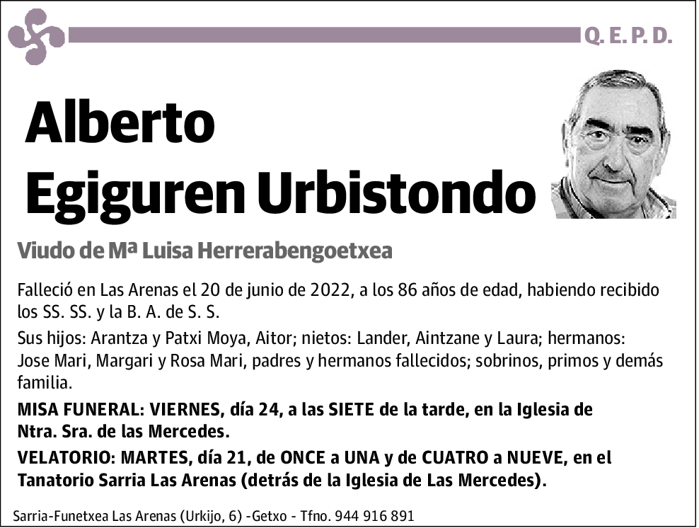 Alberto Egiguren Urbistondo