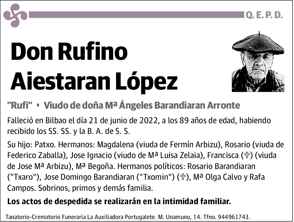 Rufino Aiestaran López