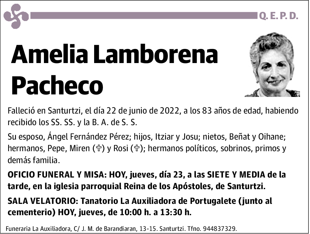 Amelia Lamborena Pacheco