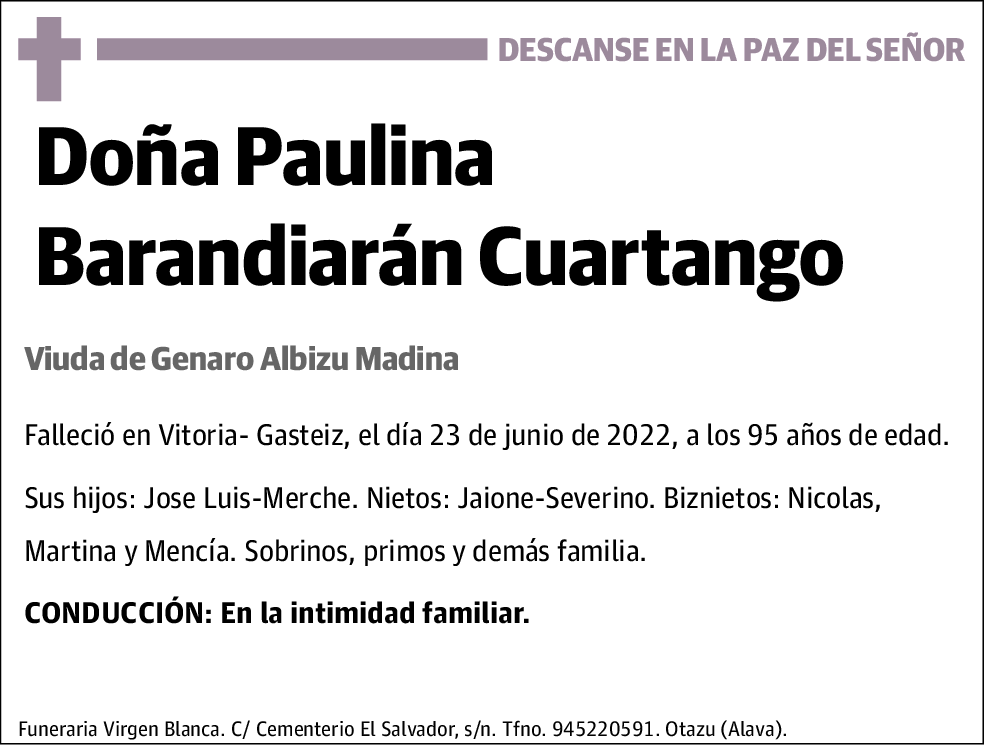 Paulina Barandiarán Cuartango