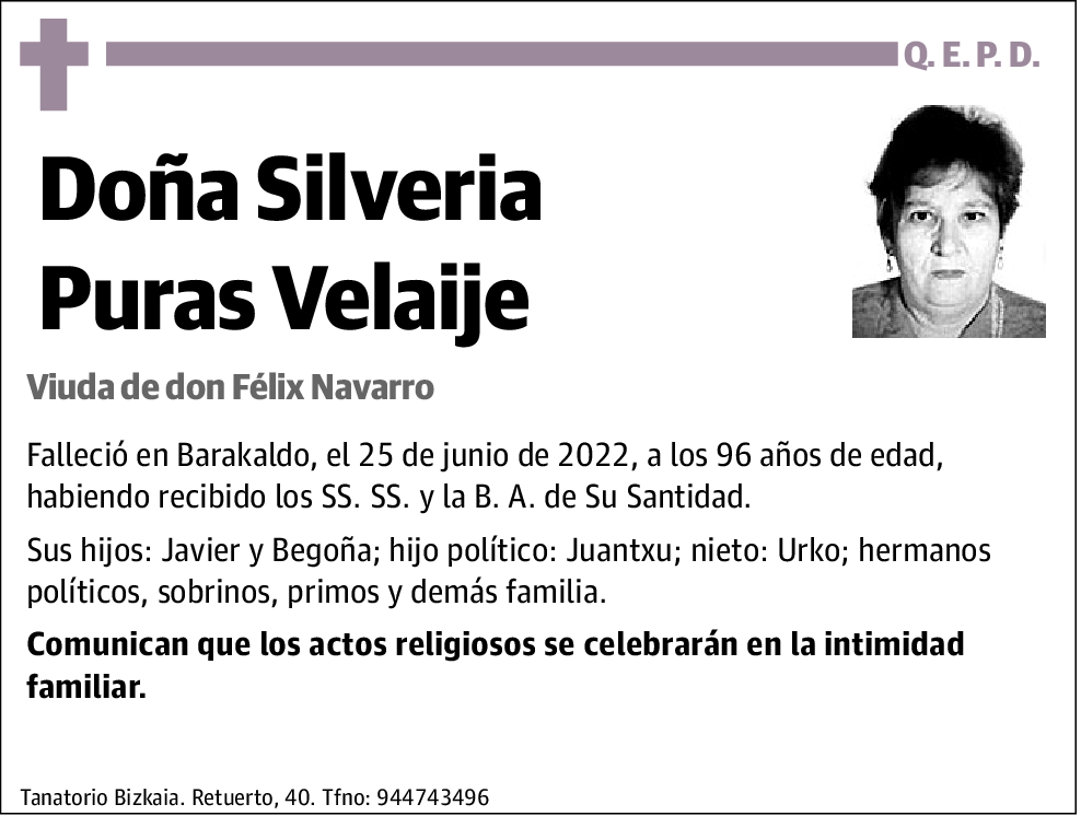 Silveria Puras Velaije