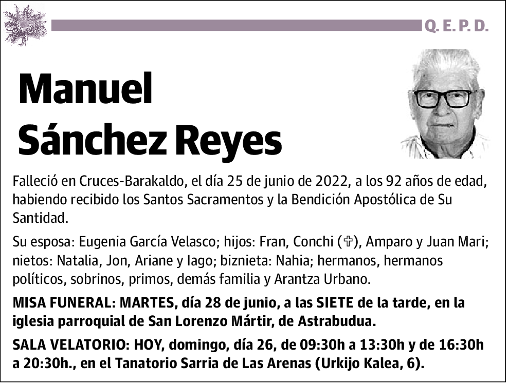 Manuel Sánchez Reyes