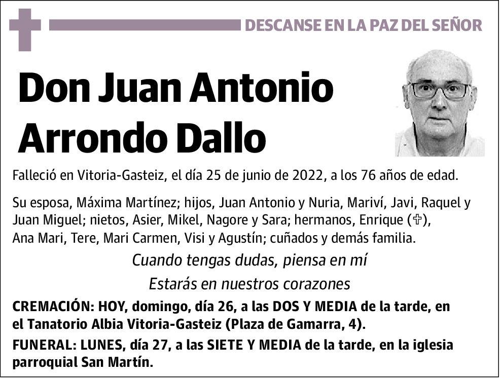 Juan Antonio Arrondo Dallo