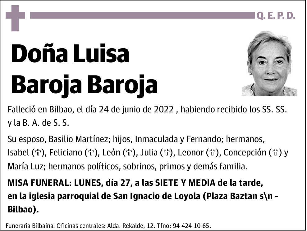 Luisa Baroja Baroja