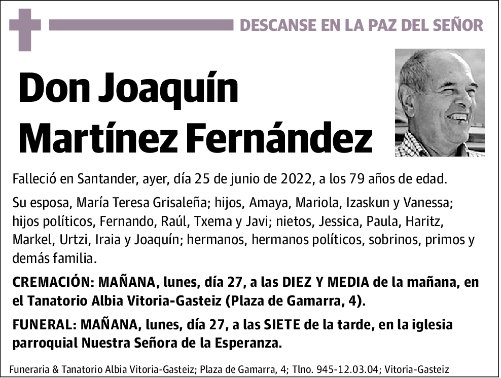 Joaquín Martínez Fernández