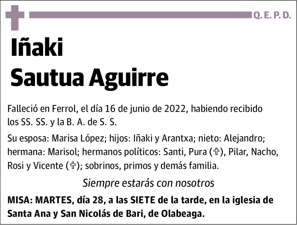 Iñaki Sautua Aguirre