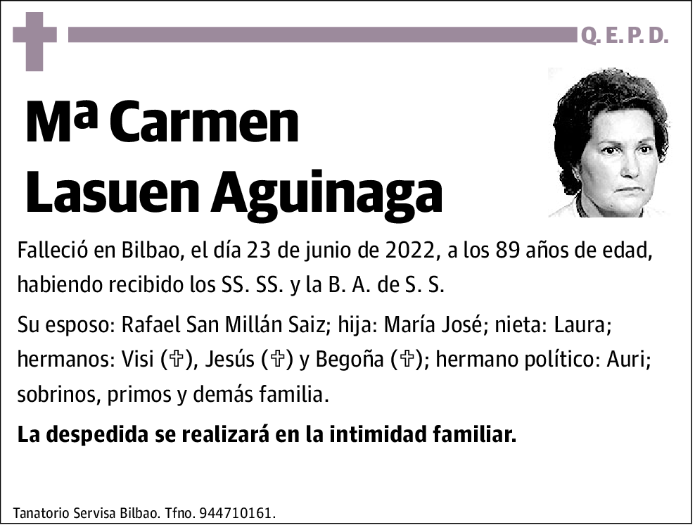 María Carmen Lasuen Aguinaga