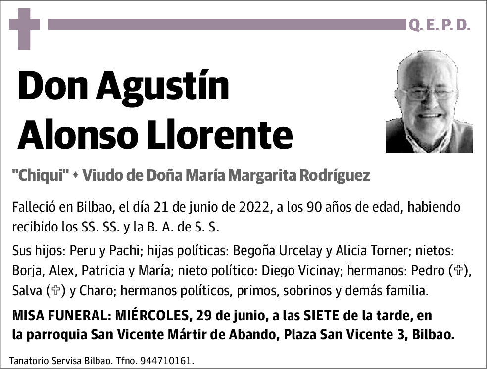 Agustín Alonso Llorente