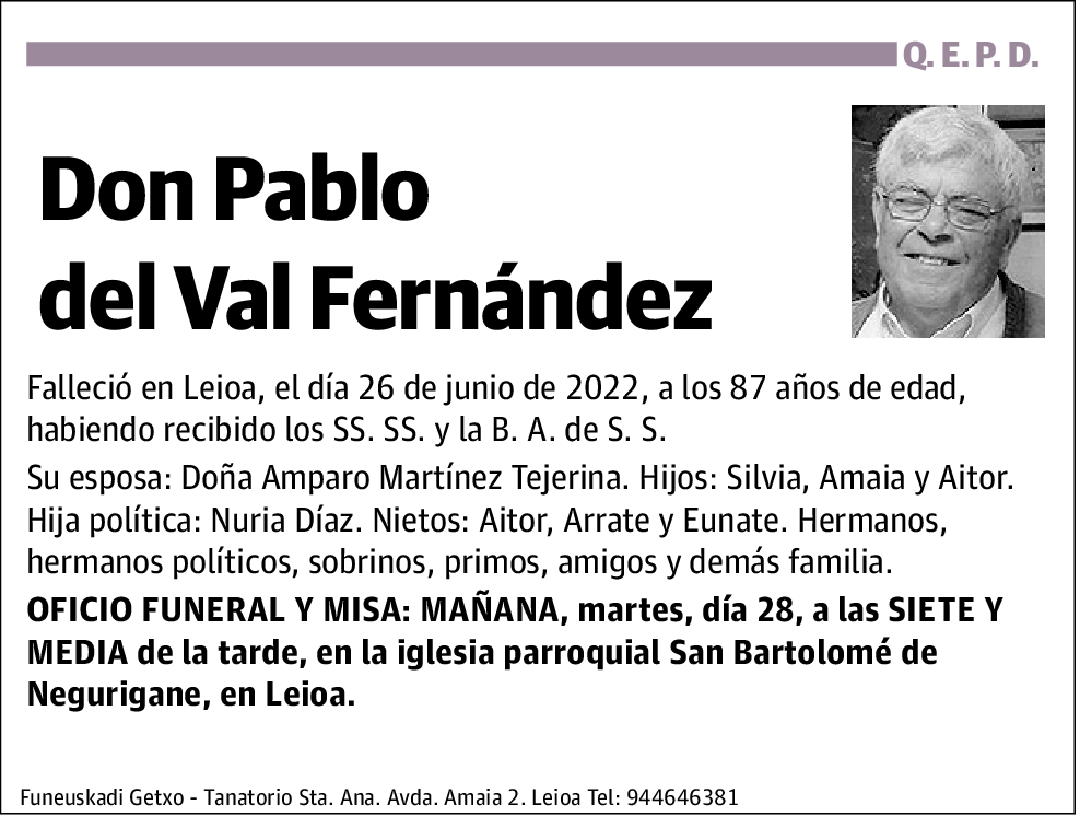 Pablo del Val Fernández