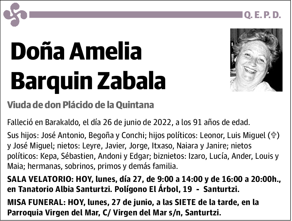 Amelia Barquin Zabala