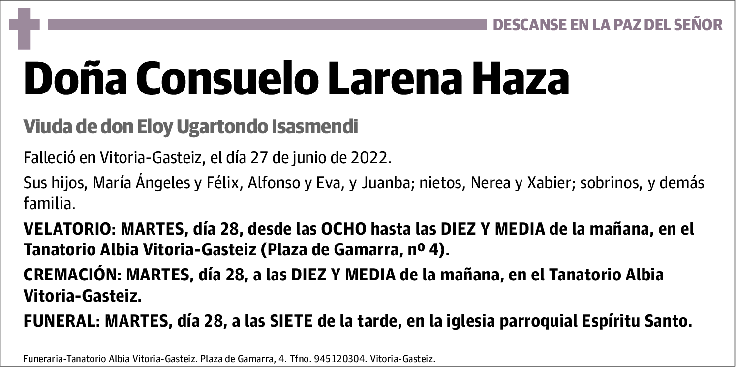 Consuelo Larena Haza