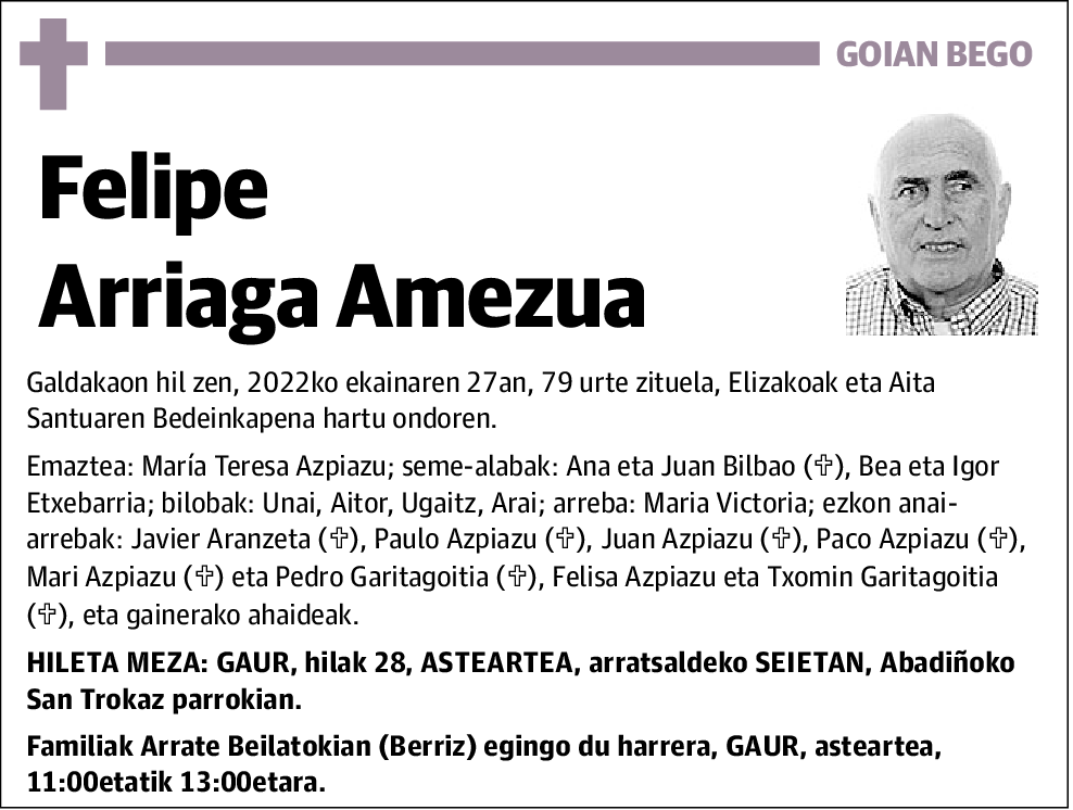 Felipe Arriaga Amezua