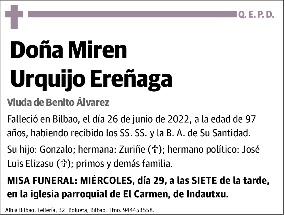 Miren Urquijo Ereñaga