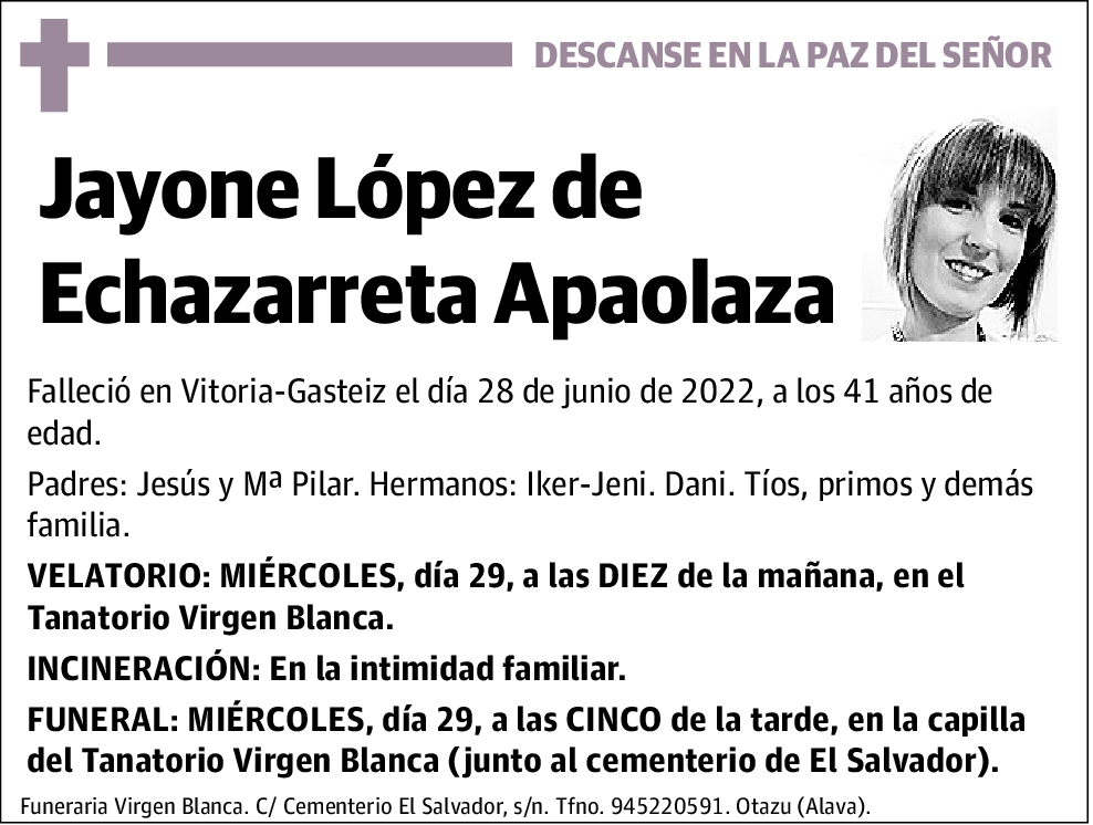 Jayone López de Echazarreta Apaolaza