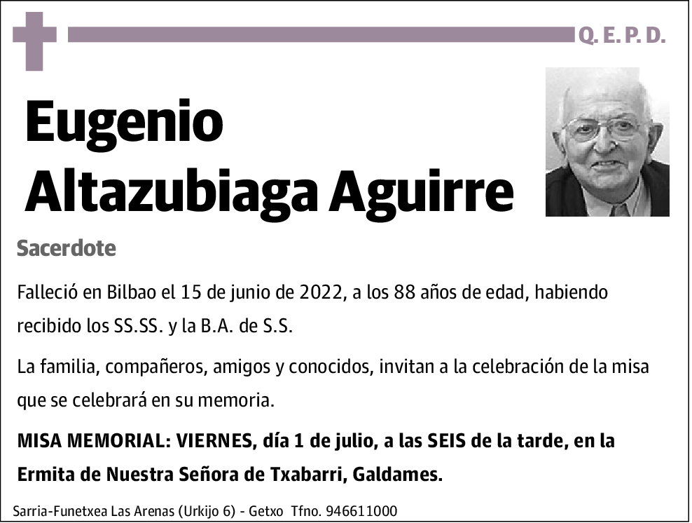 Eugenio Altazubiaga Aguirre