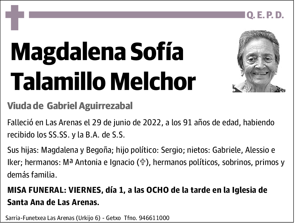 Magdalena Sofía Talamillo Melchor