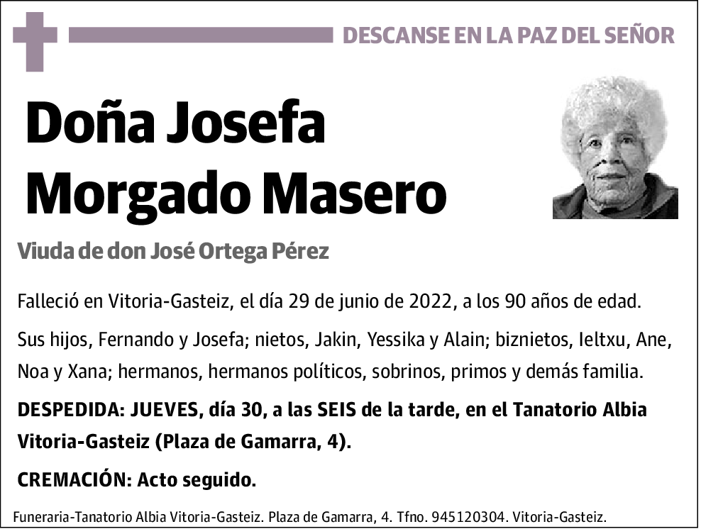 Josefa Morgado Masero