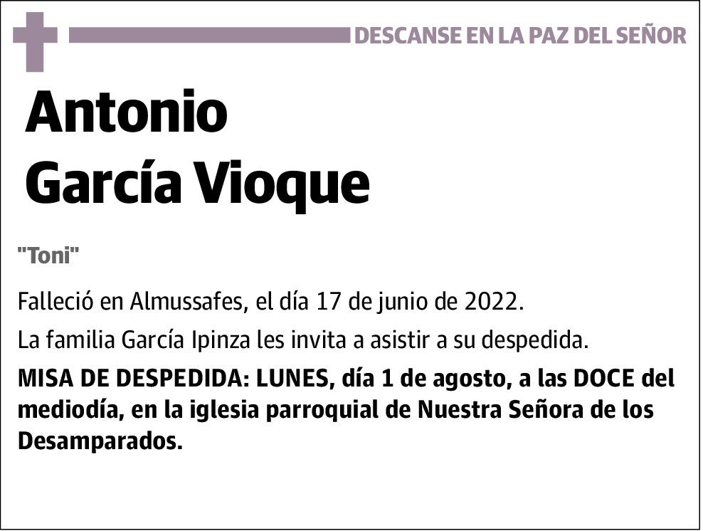 Antonio García Vioque